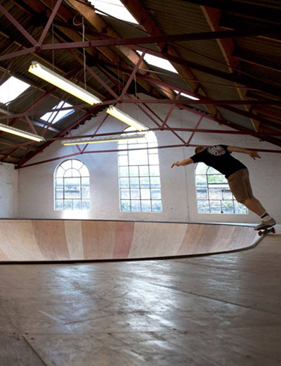 bowl skateboard ramp by benedict radcliffe