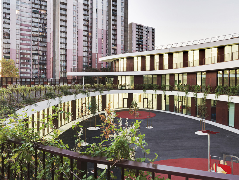 mikou design studio: bobigny school complex now complete near paris