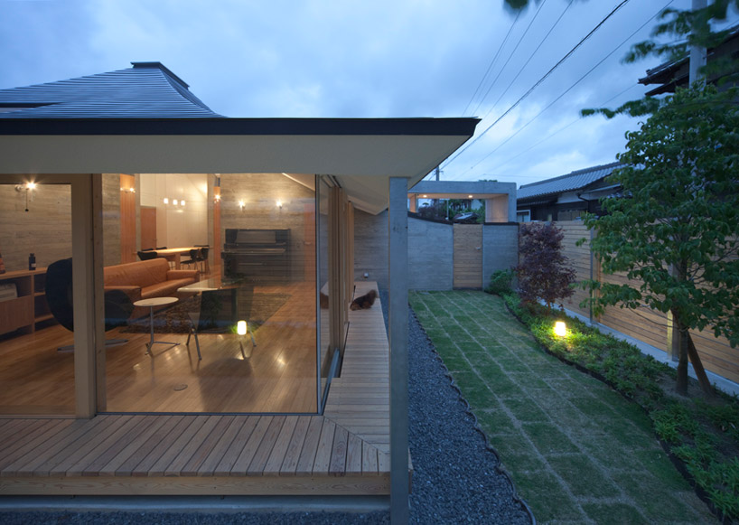nks architects: broken pitched roof house, japan