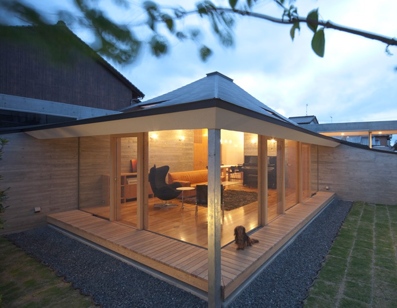 nks architects: broken pitched roof house, japan