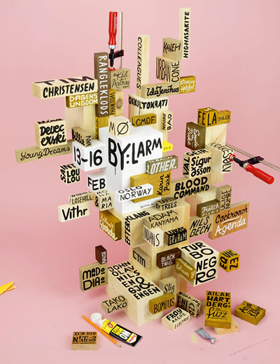 2013 by:larm festival identity