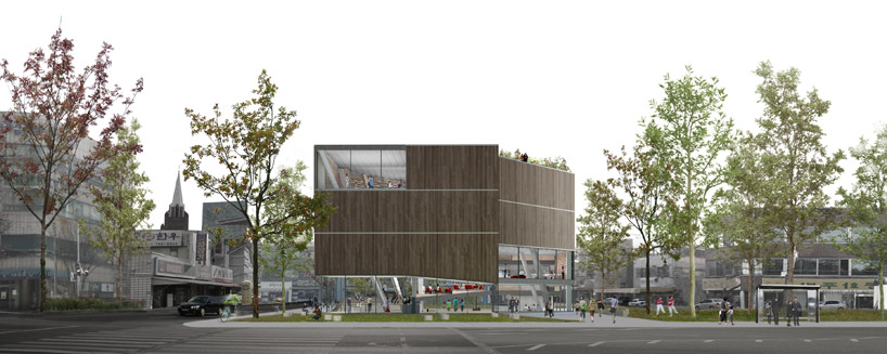 dellekamp arquitectos: daegu gosan park library