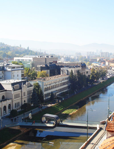 festina lente bridge in sarajevo