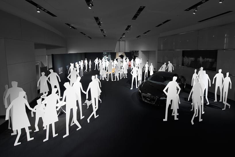 elle decor international design award exhibition concept by nendo