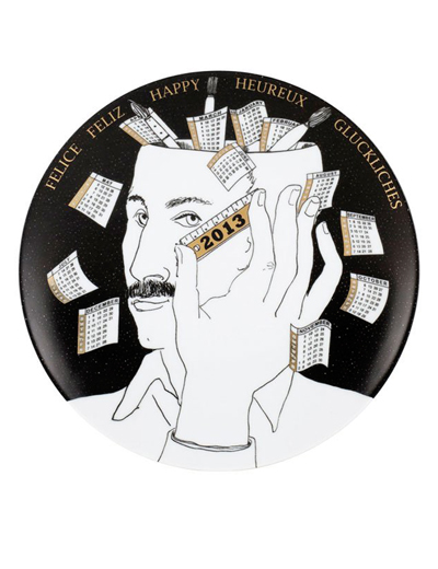 fornasetti calendar plate 2013