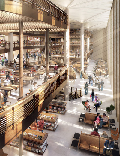 foster + partners: new york public library plans revealed