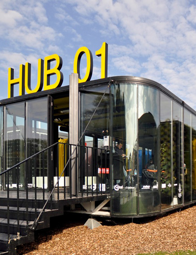 dmvA: hub 01 mobile student housing terminal