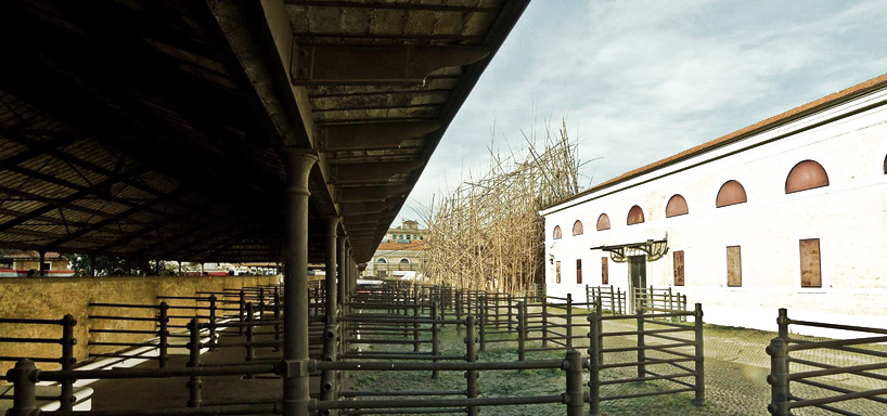 mike and doug starn: big bambu at MACRO in rome for ENEL contemporanea