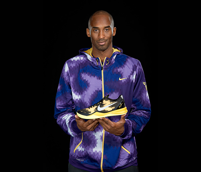 Kobe Debuts The Kobe 8 System 'Away' Shoe On - Court In NYC