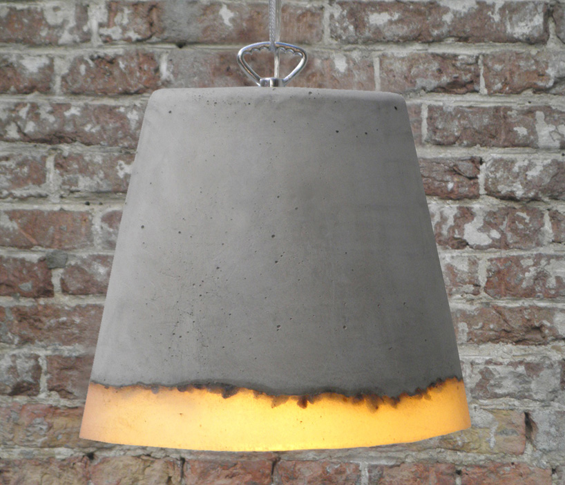 concrete lamp by renate vos 