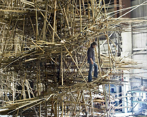 mike and doug starn: big bambu at MACRO in rome for ENEL contemporanea