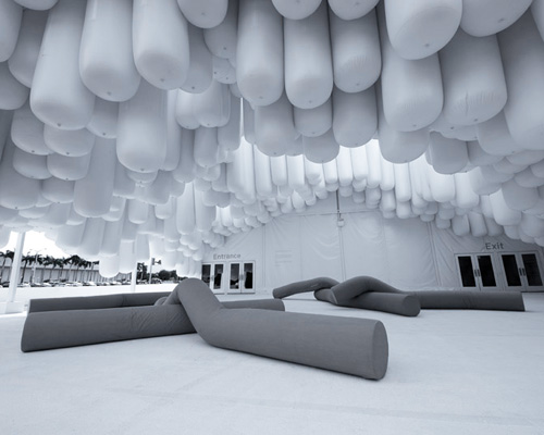 snarkitecture's drift pavilion welcomes visitors to design miami