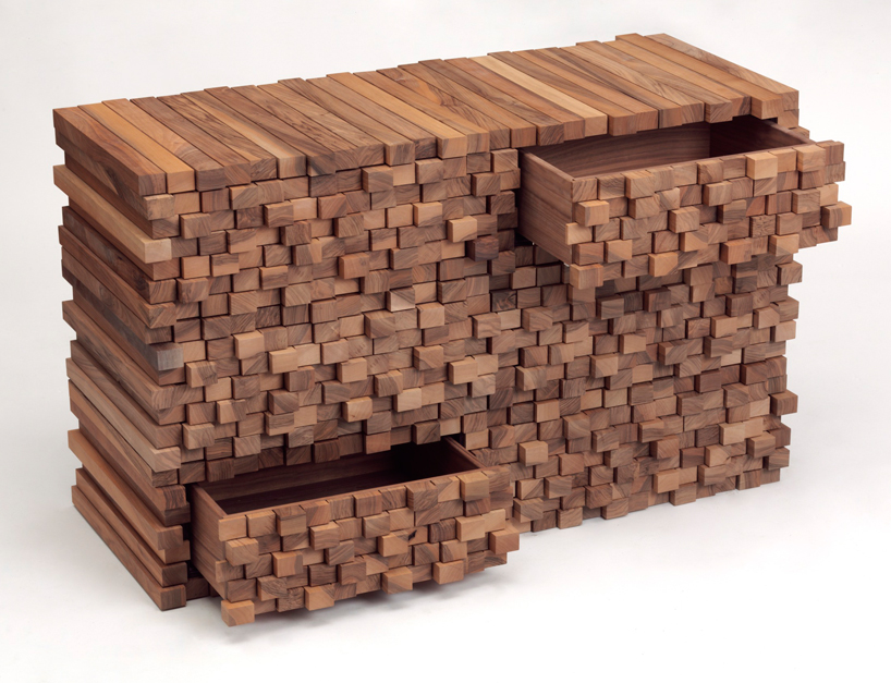 woodenheap walnut cabinets by boris dennler