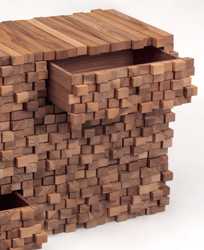 woodenheap walnut cabinets by boris dennler