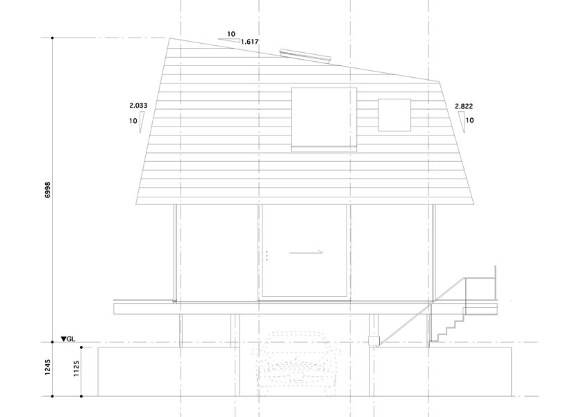 komada architects office: hat house, japan