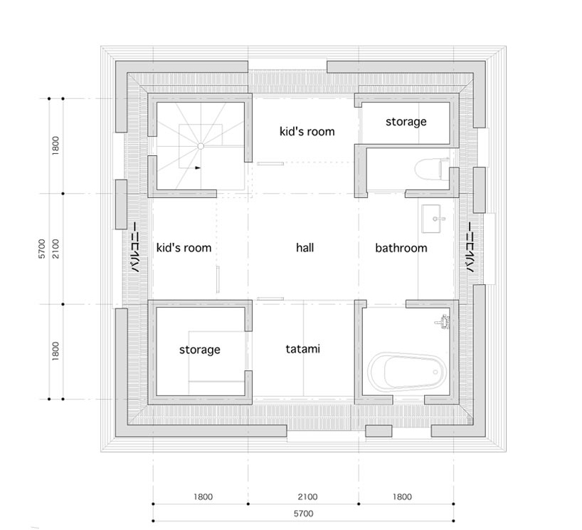 komada architects office: HAT house, japan