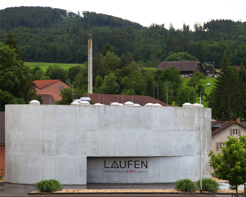 LAUFEN headquarters in basel by nissen and wentzlaff