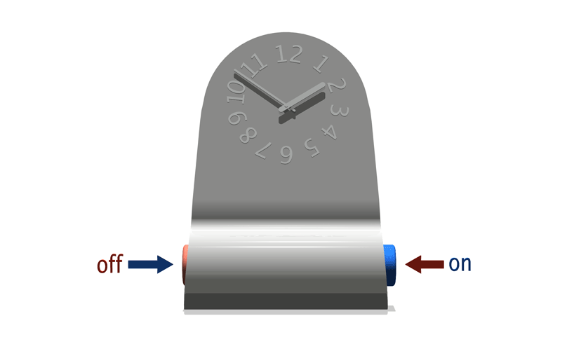 metronome a clock as a motion detector