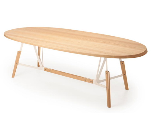 alfredo haberli: stammtisch table for quodes at imm cologne