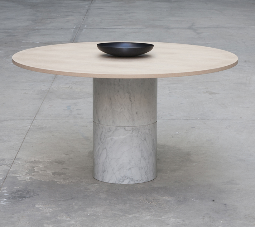totems   modular tables by allegory at maison et objet