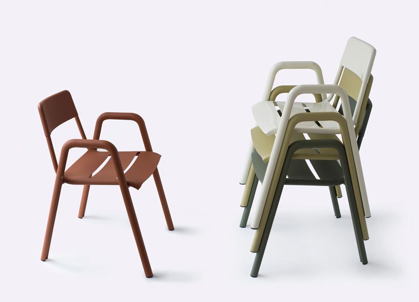 industrial facility designs stacking alumi chair for tectona