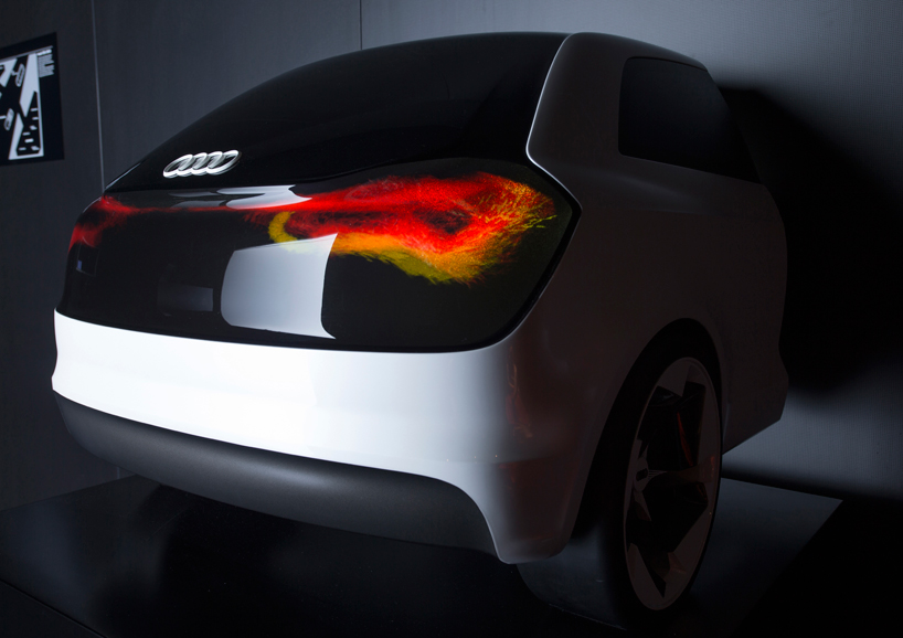 AUDI's new automotive lighting technologies at CES 2013