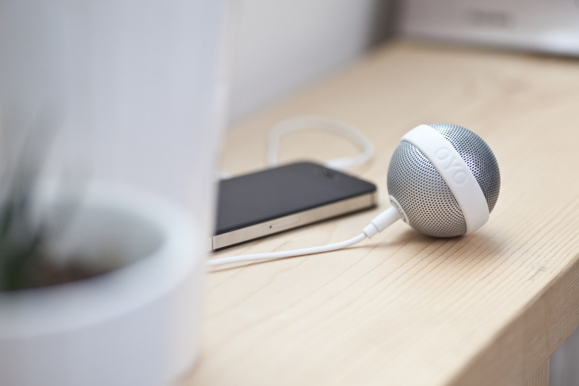 ballo portable stereo speakers by bernhard burkard for OYO