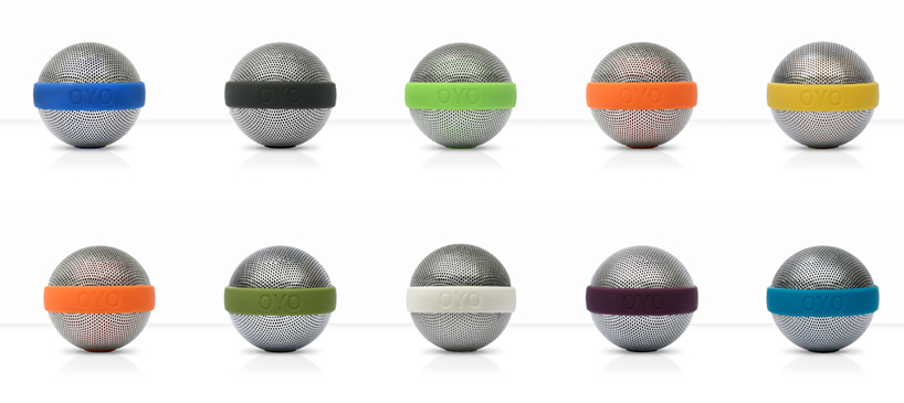 ballo portable stereo speakers by bernhard burkard for OYO