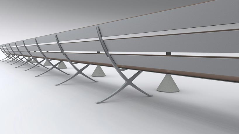 Bench B By Konstantin Grcic For BD Barcelona At Imm Cologne