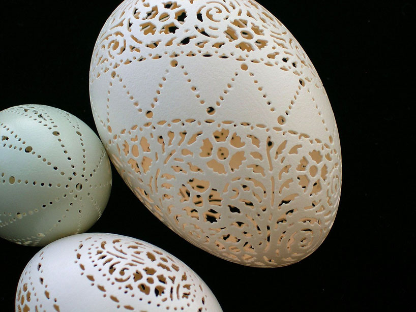 carved eggshells by beth ann magnuson