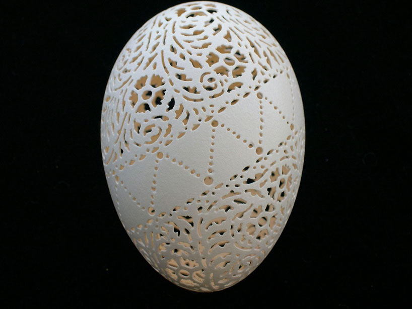 carved eggshells by beth ann magnuson