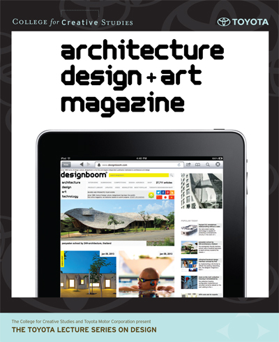 behind the boom: toyota lecture series on design in detroit