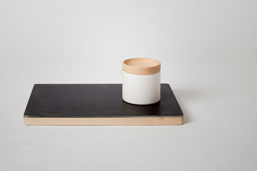 claesson kovisto rune: ceremony tea set for mjölk at IDS