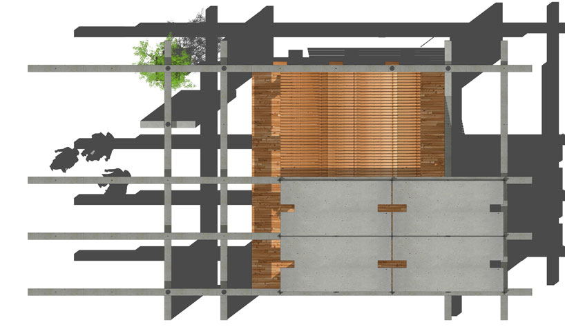 ERDC: concrete, wood, and glass living space in ecuador