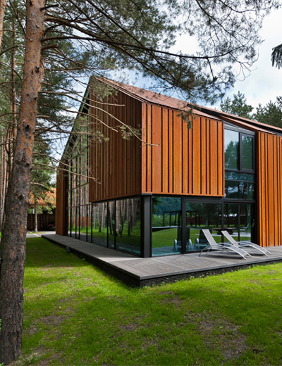 studija archispektras: house in kaunas   an autograph among the pine trees