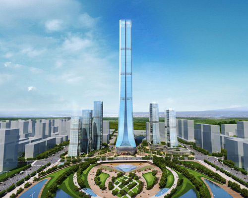 terry farrell breaks ground on evergrande tower in china