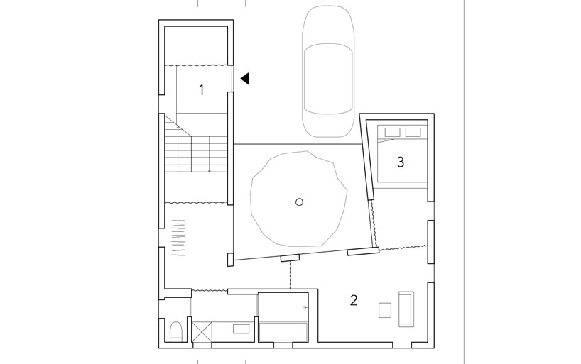 florian busch architects: house that opens up to its inside