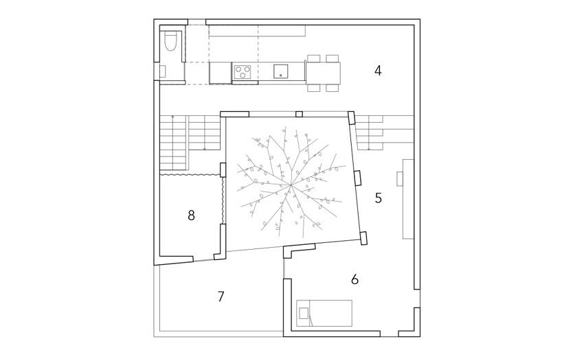 florian busch architects: house that opens up to its inside
