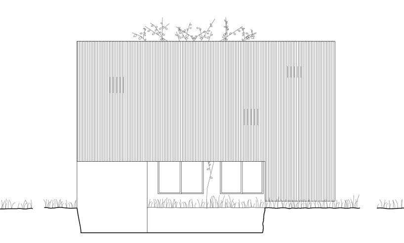 florian busch architects: house that opens up to its inside