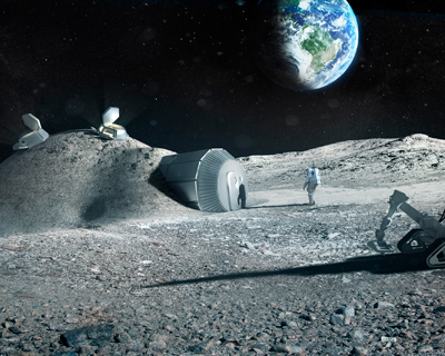 foster + partners to 3D print structures on the moon