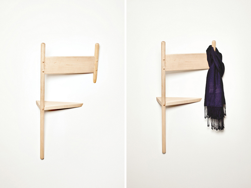 wallhax coat hanger by geof ramsay at designboom mart toronto