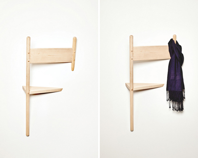 wallhax coat hanger by geof ramsay at designboom mart toronto