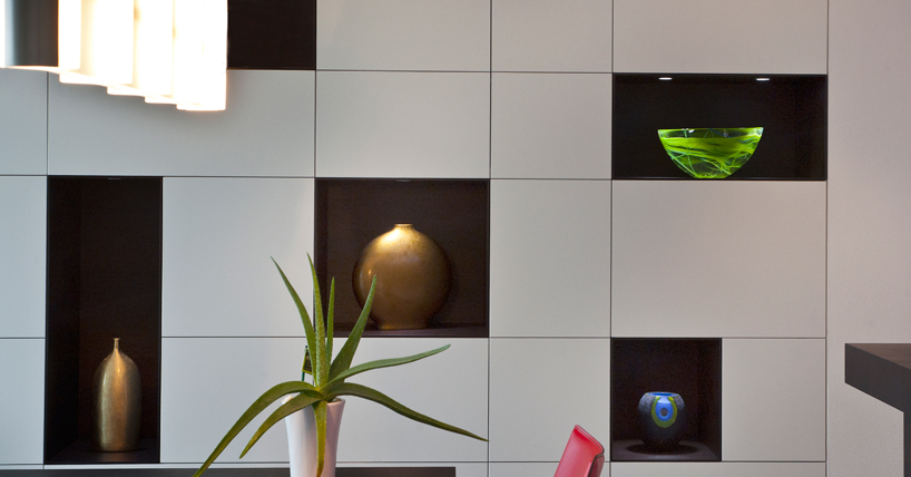 monovolume architecture: two family house giacomuzzi