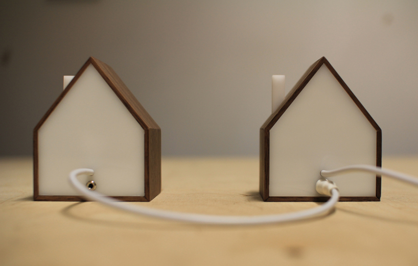 physical social networking with good night lamps