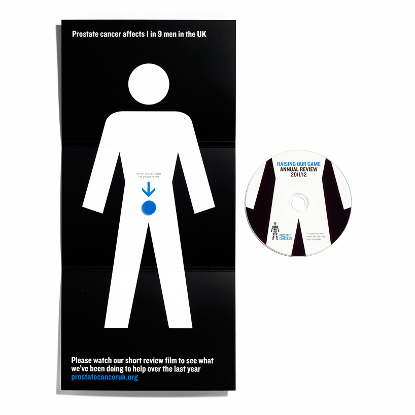 hat trick design: prostate cancer UK identity
