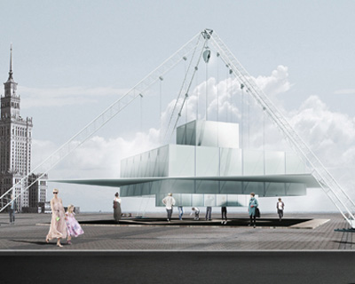 operalab temporary pavilion for the grand theatre in warsaw