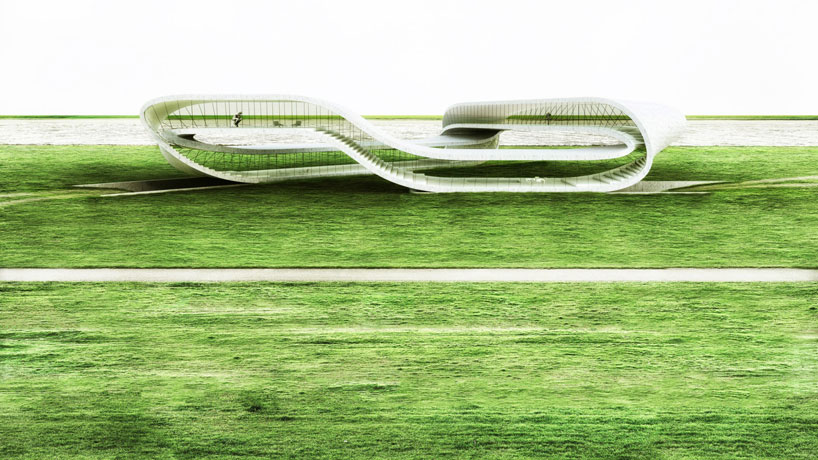 3D printed mobius strip home by universe architecture