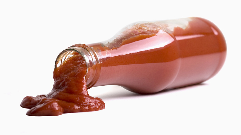 liquiglide non stick ketchup bottle by MIT 