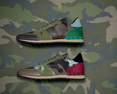 valentino teams with disappearing artist liu bolin for camouflage collection