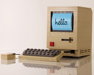 LEGO version of the original macintosh by chris mcveigh
